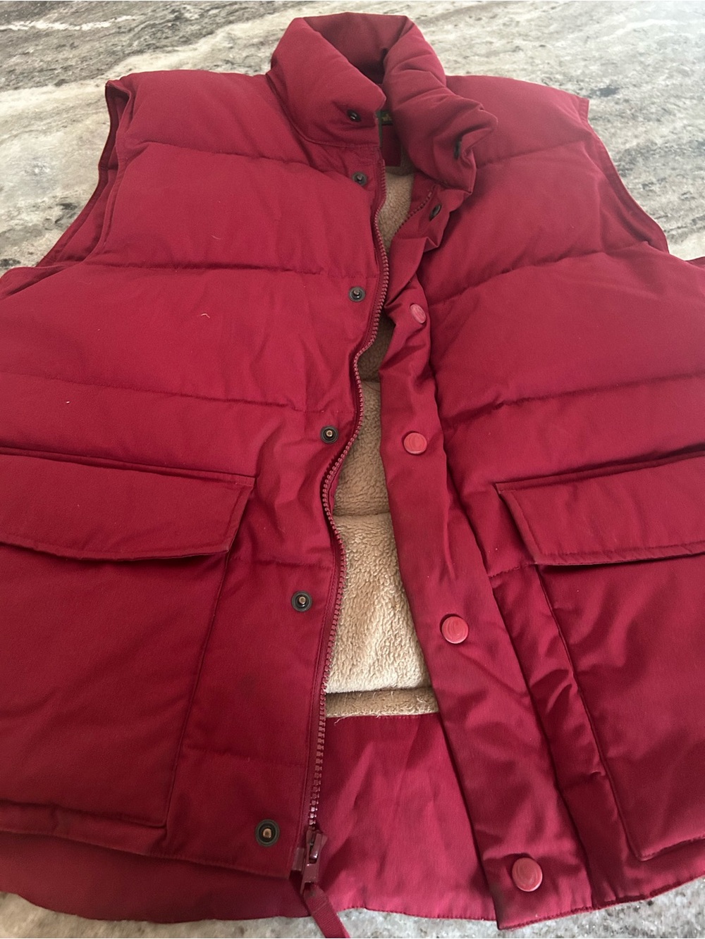 Cabela's  Goose Down Quilted Vest mens small